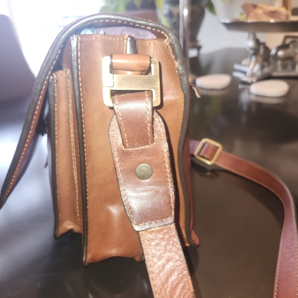 A.D. Firenze Handmade Leather Crossbody Satchel - Picture 10 of 12